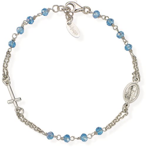 Bracelet Amen Rosari in Argent Cristallo BROBC3 - BROBC3